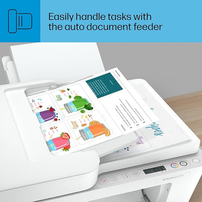HP DeskJet 4227e Wireless All-in-One Color Inkjet Printer, Scanner, Copier, Best-for-Home, 3 Months of Instant Ink Trial Included (6W7F0A)