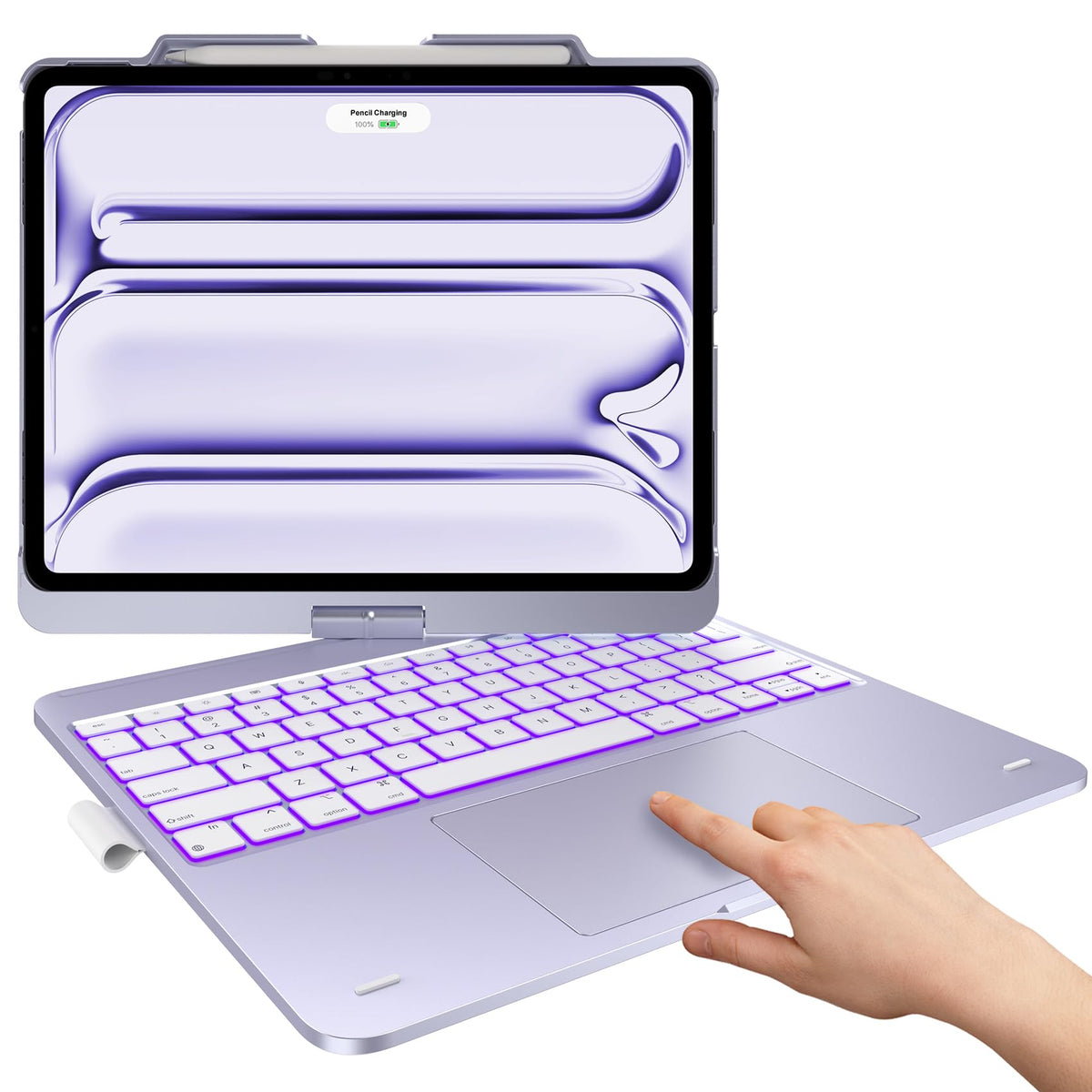typecase Keyboard Case for iPad 13" & 12.9", Trackpad, 360° Rotating