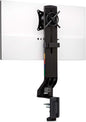 Kensington Single Monitor Desk Mount, C-clamp Vesa Stand Fits up to 32 inch Ultrawide Samsung LG , Low Profile Vertical Mount, Height Adjustable Free Standing Arm,K55512WW Black