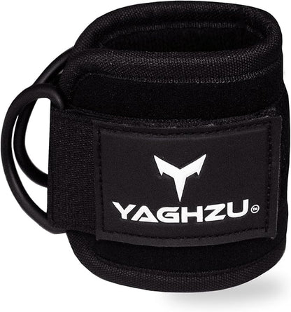 Ankle Straps for Cable Machines Women - Adjustable Gym Ankle Strap for Cable Machine, Neoprene Padded Cable Straps, Durable Leg Strap with Cable Cuff, Glute Kickback Ankle Strap with D Rings