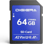 64GB LS100 SDXC UHS-I Memory Card - up to 170MB/s, C10, U3, V30, 4K UHD, SD Card for Computers, Digital Cameras, Home Theatre Devices, Car Navigation Systems (1 Pack)