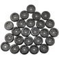 3/4 inch Rubber Grommets for Wiring, 5/8 Inch ID, Firewall Grommets Automotive Cable Cords Hoses Protection, Double-Sided Rubber Plugs for Round Holes, 25 Pcs, 16x20 mm