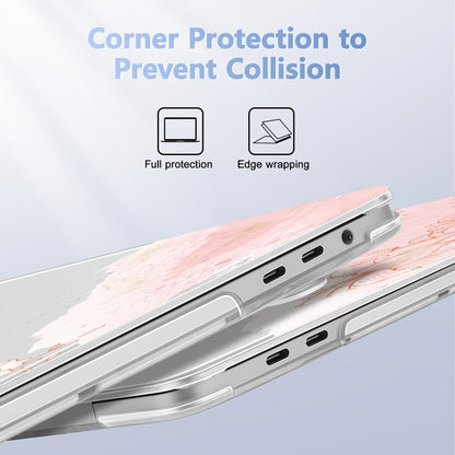 Lepeoac for MacBook Pro 16 inch Case 2019 2020 Release Model A2141, Plastic Hard Shell Cover with Keyboard Cover for MacBook Pro 16 inch with Touch Bar & Touch ID - Watercolor Floral