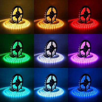 SUPERNIGHT RGB LED Light Strip Remote Controller, Dimmer for RGB LED Strip Lights, 44 Key Wireless IR Remote Controller for SMD 5050 3528 Rope Lights