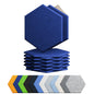 12 Pack Hexagon Acoustic Panels Self Adhesive Sound Proof Foam(Silver Gray)