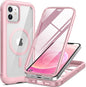 Miracase for iPhone 16 Case 6.1'', [Bubble Free] Full-Body Bumper Phone case with Built-in Full Glass Screen &Camera Control,No Gap,Compatible with MagSafe,Drop Proof 16 Cover