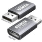 JSAUX 4K DisplayPort to HDMI Adapter 2-Pack, DP PC Video Converter, Blue