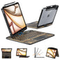 KARTICE Transparent Case with Wireless Keyboard for iPad Pro 13 inch (M4,2024), 7 Colors Backlight, Multi-Touch Trackpad, 360° Rotating Stand Case with Pencil Holder for iPad Pro 13