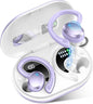 Wireless Earbud, Bluetooth 5.4 Headphones IP7 Waterproof for Sport, 48H Running Wireless Earphones with ENC Noise Cancelling Mic, Deep Bass Over Ear bud with Earhooks for Android, iOS, Workout, Purple