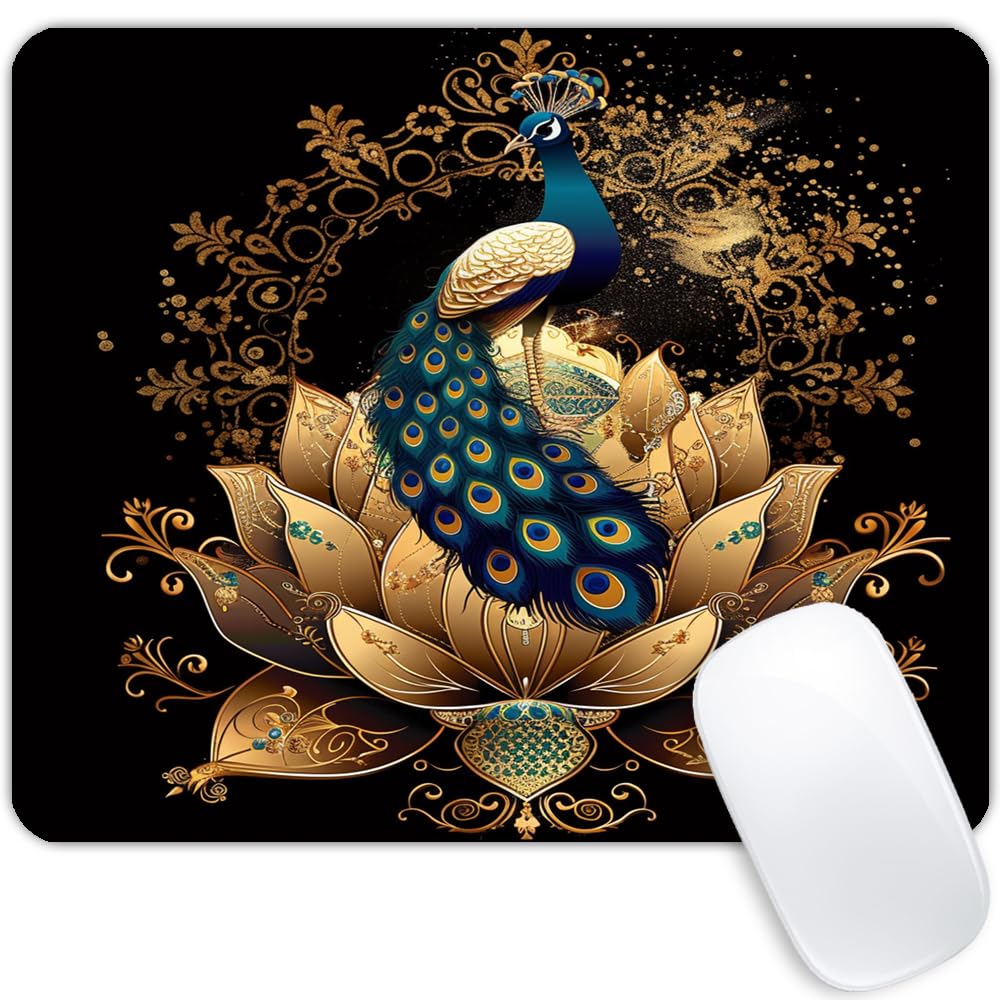 Square Mouse Pad Cartoon Black Bulldog-1,Gaming Mouse Pads for Desk,Soft Computer Waterproof Non-Slip Mouse Mat