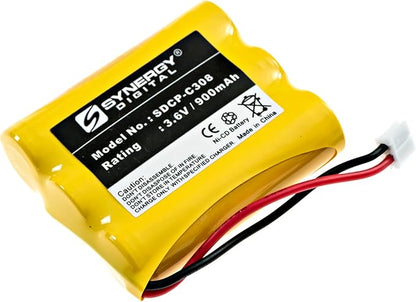 Synergy Digital Cordless Phone Battery, Compatible with AT&T, Panasonic, VTech 80-5071-00-00, RadioShack 23-298 Cordless Phone Batteries (Ni-CD, 3.6V, 900mAh) - Ultra Hi-Capacity Battery