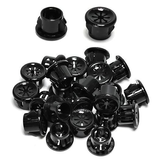 BOPOREAE Cable Grommet, Snap Bushing 7/16" (11 mm) Mounting Diameter