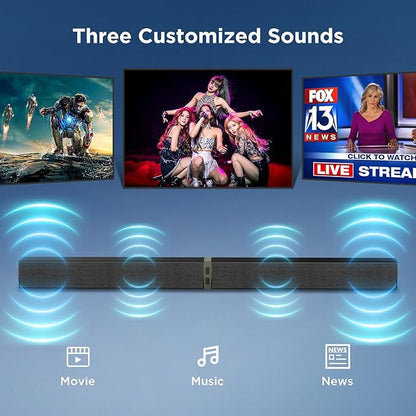 MZEIBO Sound Bar for Smart TV