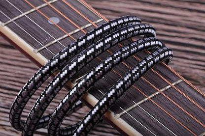 Wekuant Aux Cord, Audiophile 3.5mm Stereo Audio Cable [1m (3.2Feet), Silvered-Plated Copper core, Right Angle] Unbreakable and Great for Laptop, Tablets, Headphones, Cars and More.