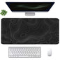 Large Keyboard Mouse Pad Set, Extended Mouse Pad+Keyboard Wrist Rest Support, Memory Foam Ergonomic Easy Typing, 4Pcs (35.4×15.7 in) Desk Pad Set for Home Office Study Game - Purple