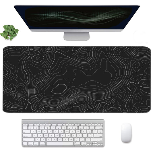 Large Keyboard Mouse Pad Set, Extended Mouse Pad+Keyboard Wrist Rest Support, Memory Foam Ergonomic Easy Typing, 4Pcs (35.4×15.7 in) Desk Pad Set for Home Office Study Game - Purple