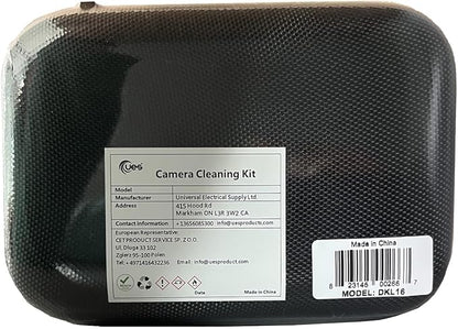 UES 21-in-1 Camera Cleaning Kit: 10 APS-C 16mm Sensor Cleaning Swabs, 5 Lens Cleaning Cloth, Air Blower, Lens Cleaning Pen, Lens and Sensor Liquid Cleaner, Lens Cleaning Paper, Screen Cleaning Cloth