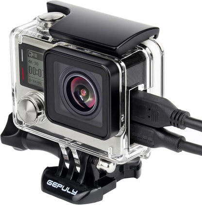 Skeleton Housing Case for GoPro Hero 4, Hero 3+, Hero 3 Action Camera Side Open Protective Housing Case with Skeleton Backdoor for Hero4 Black / Hero4 Silver / Hero3+ / Hero3