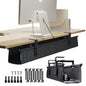 Ascrono Original Under Desk Cable Management Tray, Black, 27.3"