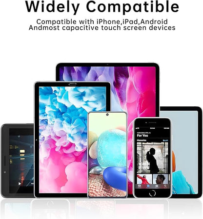 Bopomofo Stylus (5 Pcs), 2-in-1 Stylus Pen for Touchscreen, High Precision and Sensitivity, Suitable for iPhone/ipad/Android Tablets, Compatible with All Touch Screens,Rose Gold