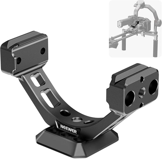NEEWER Mount Adapter for RS3 Pro & RS4 Pro, Arca Type Quick Release Plate with NATO Rail Compatible with SmallRig Shoulder Rig V Mount Battery DJI RS3PRO RS4PRO Gimbal Stabilizer, GA030P