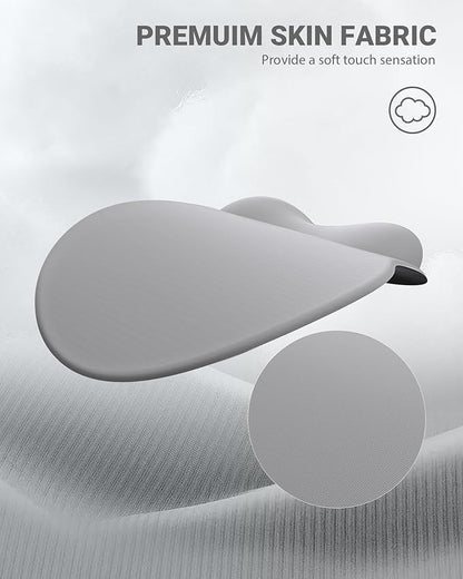 Ergonomic Mouse Pad Wrist Support, Comfortable Mouse Pad Wrist Rest, Relieve Wrist Pain Gel Mouse pad, Non-Slip Rubber Base Mousepad for Laptop, Computer, Prefect for Office & Home(Gray