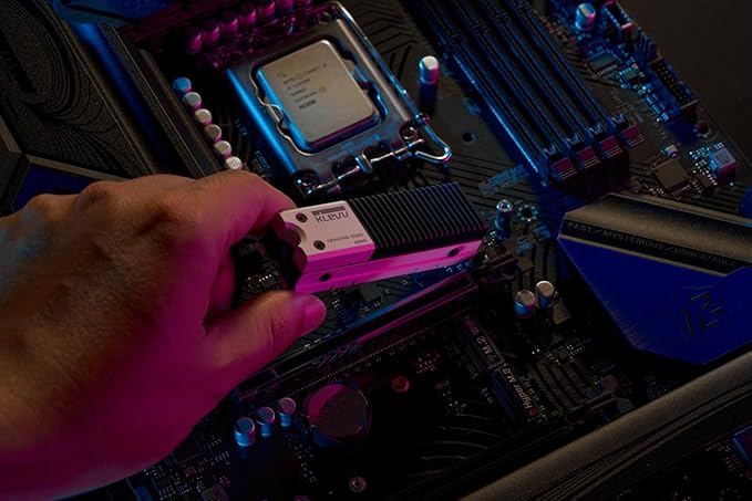 KLEVV Genuine G560 2TB M.2 2280 NVMe PCIe Gen5x4 Internal SSD Heatsink Included, up to 14000MB/s with DRAM Cash (K02TBM2SP0-G56)