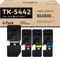 TK-5442 TK5442 Toner Cartridge 4-Pack High Yield Replacement for Kyocera TK-5442K TK-5442C TK-5442M TK-5442Y Compatible with ECOSYS PA2100cx PA2100cwx cdn MA2100cx/ MA2100cfx MA2100cwfx Laser Printers