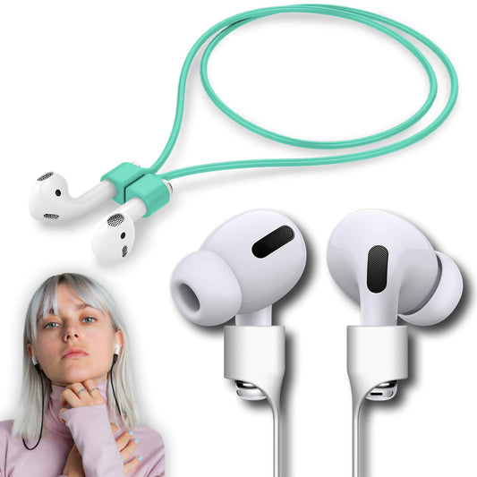 cobcobb Ultra Strong Magnetic Airpod Pro Strap Anti-Lost Cord Sports Lanyard Compatible with Airpods 3rd 2nd Generation Pro 3 2 1 (Mint)