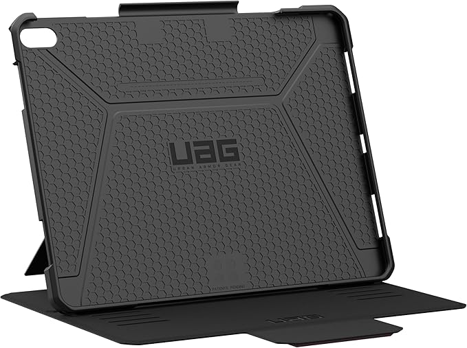URBAN ARMOR GEAR UAG Designed for iPad Air 13" Case M4/M3 2024-2026 - Rugged Multi-Angle Viewing Folio Cover with Pencil Holder & Adjustable Stand, Metropolis SE Bordeaux
