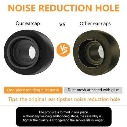 Pohgelan Memory Foam Replacement Ear Tips for AirPods Pro 2nd/1st-Balck