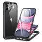Miracase for iPhone 13 Case 6.1'',Full-Body Magnetic Clear Bumper Case with Built-in 9H Tempered Glass Screen Protector,Military Drop Protection Outdoor Phone Case — iPhone 11