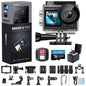 AKASO Brave 4 Pro Action Camera 4K with 256GB MicroSD U3 Card Bundle