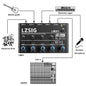 LZSIG Mini Audio Mixer, Ultra Low-Noise, 6-Channel, 6 IN 1 OUT