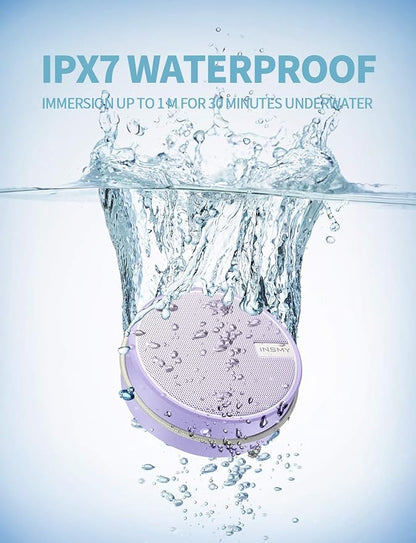 INSMY C12 IP67 Waterproof Shower Bluetooth Speakers Portable Small Speaker
