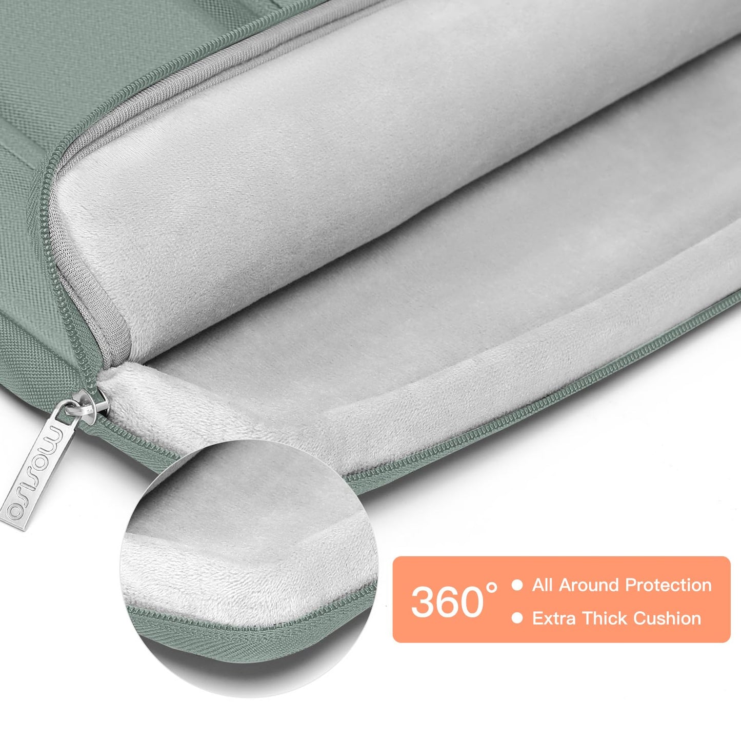 MOSISO 360 Protective Laptop Case 13.3 inch, 13-13.3 inch Laptop Sleeve Bag