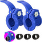Barbell Clips 1 Inch Quick Release Weight Clamps 0.9-1.18inch Multi-Size Adjustable Olympic Clamps for Bars