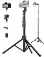 70" Phone Tripod with Remote & Holder, Portable Cell Phone Stand