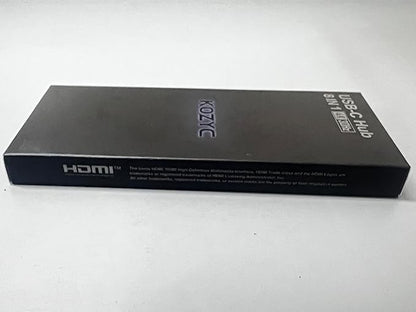 USB C Docking Station Dual Monitor, 8-in-1 USBC Hub with 2 HDMI Ports, USB-C 3.0, 2xUSB-A 3.0, SD/TF, 100W PD, Compatible with HP, Dell