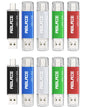 Type C Flash Drive 32GB 10 Pack, ABLAZE Dual USB 2.0+USB C Thumb Drives