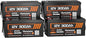 Bluetooth 12V 300Ah Battery LiFePO4 Lithium Built-in 100A BMS, 15000 Deep Cycles Battery 3840Wh with Low-Temp Protection for RV Marine Trolling Motor Home Energy Storage Off-Grid Living, 4 PACK