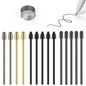Marker Stylus Tips for Remarkable 2 Pen Tips with Nibs Removal Tool,Metal Replacement Nibs for Remarkable 1/2 Stylus/Marker Plus Pen (4+5+5 PCS-Gold/Sirvel/Black)