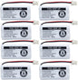 BT162342/BT262342 Cordless Phone Batteries 2.4V 600mAh Ni-Mh BT166342/BT266342 CS6114 CS6419 CS6719EL52300 CL80111 (8 Pack)
