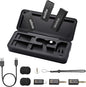 GODOX 【2025 Latest Model Movelink Mini LT Kit Wireless Microphone System, 2.4GHz Lavalier Mic 100m(328ft.) Range with Charging Case for iPhone, Camera, Vlogger, Youtuber, Interviewer