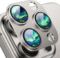 Compatible with iPhone 16 Pro Camera Lens Protector,[Shatterproof] [Strong Adsorption][AR Anti-Reflection] 9H Metal Aluminum Alloy Tempered Glass Camera Cover,Titanium