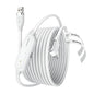 AMVR 16FT(5M) Charging Link Cable Accessories Compatible with Meta Quest 3/3S/Pico 4 - Data Line with Separate Fast Charging Port, High-Speed Max 5Mbps Transfer to PCVR/SteamVR, Play While Charger