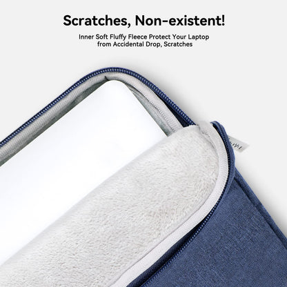 Voova 15.6-15 Inch Laptop Sleeve with Handle, MacBook Sleeve, Blue