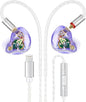 Vibes 202ML Wired Earbuds - HiFi in Ear Headphones - Noise-Isolating Ear Buds w/ Mic - Clear Sound, Deep Bass, Comfort-Fit Earphones - MMCX–Lightning for iPhone 5–14, Silver Plated Cord, Carrying Case