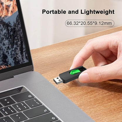Aiibe 64 GB Flash Drive USB Flash Drive 64GB Thumb Drive USB 2.0 Memory Stick Zip Drive Backup Jump Drive Single 64GB 64G USB Drive for PC Laptop