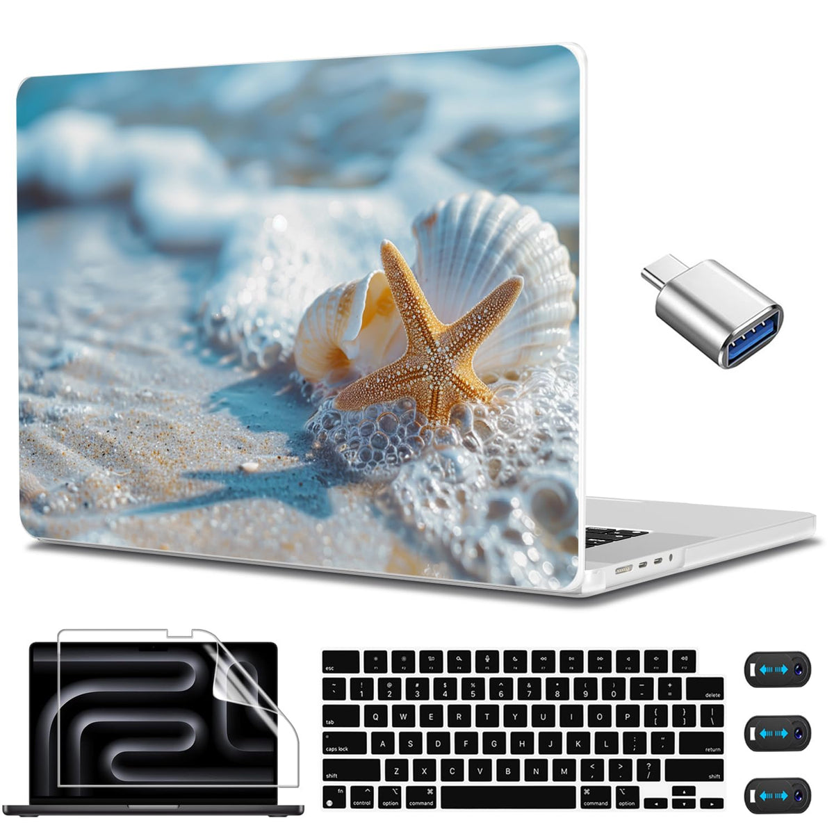 CISSOOK Compatible with MacBook Pro 14 inch Case M5 M4 M3 M2 M1 2026-2021